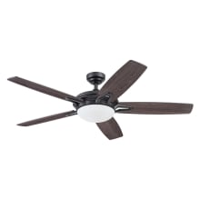 Clancy 52" 5 Blade Indoor LED Ceiling Fan with Remote Control
