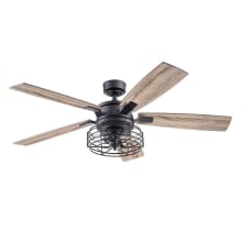 Cypher 52" 5 Blade Indoor LED Ceiling Fan with Remote Control