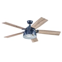 Octavia 52" 5 Blade Indoor LED Ceiling Fan with Remote Control
