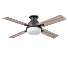 Kyrra 52" 4 Blade Indoor LED Ceiling Fan with Remote Control