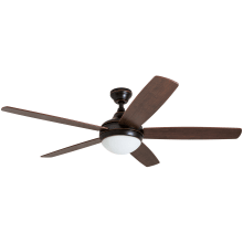 Ashby 52" 5 Blade Indoor LED Ceiling Fan with Remote Control