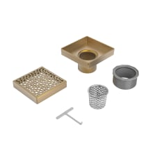 Squaredrain Kit 4 Inch Stones