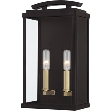 Alma 2 Light 15" Tall Outdoor Wall Sconce