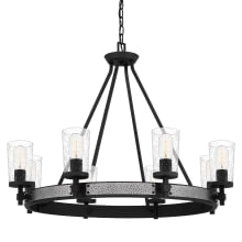 Alpine 8 Light 32" Wide Candle Style Chandelier