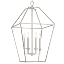 Aviary 6 Light 18" Wide Taper Candle Chandelier