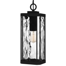 Balchier 7" Wide Mini Pendant with Hammered Glass Shade