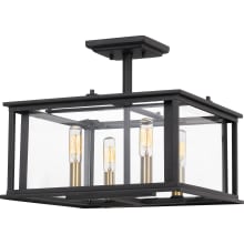 Citadel 4 Light 14" Wide Semi-Flush Ceiling Fixture