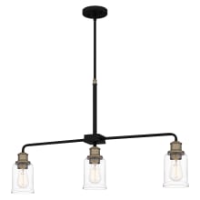 Cox 3 Light 36" Wide Linear Chandelier