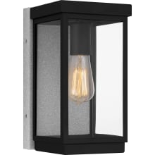 Ezra 11" Tall Wall Sconce with Tempered Glass Shade