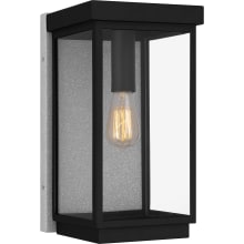 Ezra 15" Tall Wall Sconce with Tempered Glass Shade