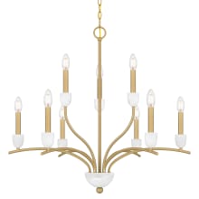Frida 9 Light 32" Wide Taper Candle Style Chandelier