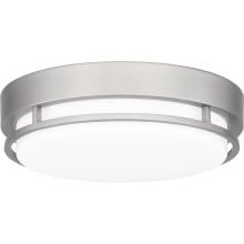 Hale 14" Wide LED Flush Mount Drum Ceiling Fixture with Acrylic Shade