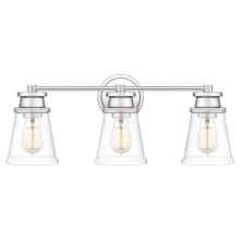 Haverfield 3 Light 24" Wide Bathroom Vanity Light