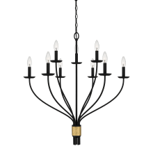 Margaret 9 Light 32" Wide Taper Candle Style Chandelier