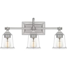 Nicholas 3 Light 22" Wide Bathroom Vanity Light