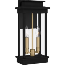 Noelle 2 Light 16" Tall Outdoor Wall Sconce