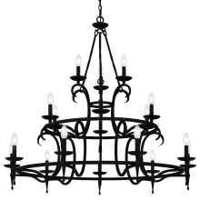 Octavia 16 Light 46" Wide Taper Candle Style Chandelier