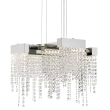 Crystal Falls 18-1/2" Wide Integrated LED Chandelier