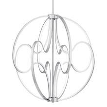 Clairon 24" Wide LED Abstract Chandelier