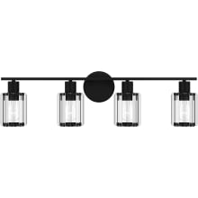 Isla 4 Light 29" Wide Vanity Light with Crystal Shades