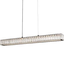 Reese 37" Wide Crystal Linear Chandelier