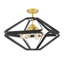 Dorsey 4 Light 20" Wide Semi-Flush Ceiling Fixture