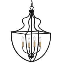 Keeley 4 Light 17" Wide Taper Candle Pendant