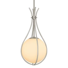 Aliyah 11" Wide Pendant with Etched Opal Shade