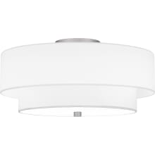 Prewett 2 Light 16" Wide Semi-flush Ceiling Fixture