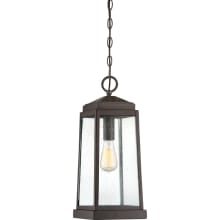 Ravenel Single Light 8" Wide Outdoor Mini Pendant with Glass Panel Shades