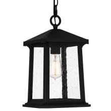 Satterfield 9" Wide Mini Pendant with Seedy Glass Shade
