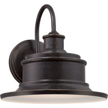 Seaford 1 Light 9" Tall Industrial Outdoor Wall Sconce