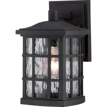 Stonington 1 Light 11" Tall Outdoor Wall Sconce with Clear Water Glass