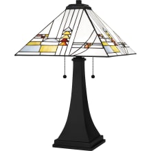 Winchester 2 Light 24" Tall Tiffany Table Lamp