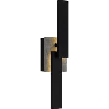 Todman 18" Tall LED Outdoor Wall Sconce