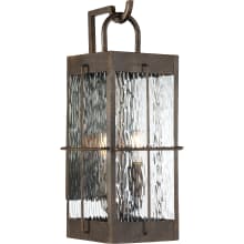 Ward 2 Light 19" Tall Outdoor Wall Sconce