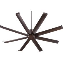 Proxima Patio 72" 8 Blade Indoor / Outdoor Ceiling Fan with Wall Control