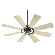 Mod 72" 8 Blade Indoor / Outdoor Ceiling Fan with Wall Control