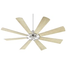Mod 72" 8 Blade Indoor / Outdoor Ceiling Fan with Wall Control