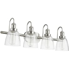 4 Light 30-1/4" Wide Bathroom Vanity Light