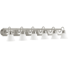 6 Light 48" Wide Bathroom Vanity Light