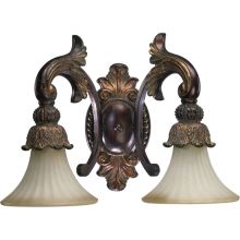 Two Light 18.5" Wide Bathroom Fixture from the Madeleine Collection