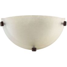 Single Light ADA Compliant Wall Sconce with Glass Shade
