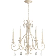 Ansley 5 Light 24" Wide Taper Candle Chandelier