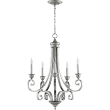 Bryant 5 Light 25-3/4" Wide Taper Candle Chandelier