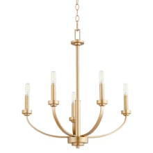 Reyes 5 Light 26" Wide Candle Style Chandelier