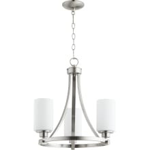 Lancaster 3 Light 18" Wide Chandelier