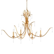 Majesty 6 Light 23" Wide Taper Candle Style Chandelier