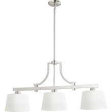 Lancaster 3 Light 38-1/2" Wide Linear Chandelier