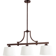 Lancaster 3 Light 38-1/2" Wide Linear Chandelier